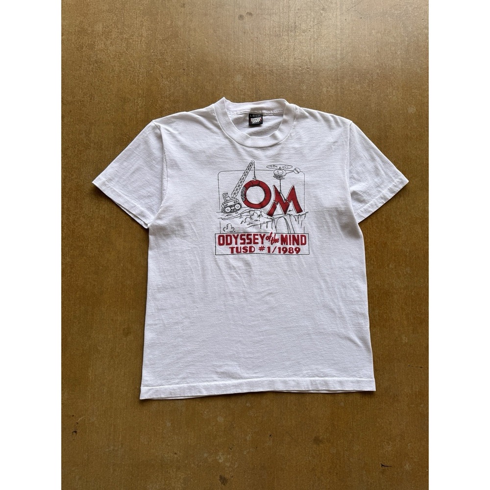 VTG 80s Odyssey of the Mind Creative Problem Solving T-Shirt Screen Stars L